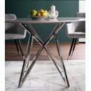 Стол обеденный SIGNAL MURANO белый/хром 120